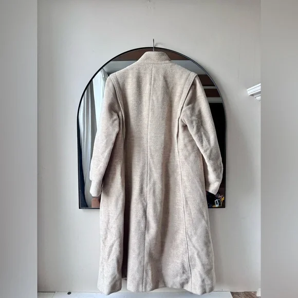 VINTAGE llama wool | A-line overcoat | size medium- large - Picture 4 of 6